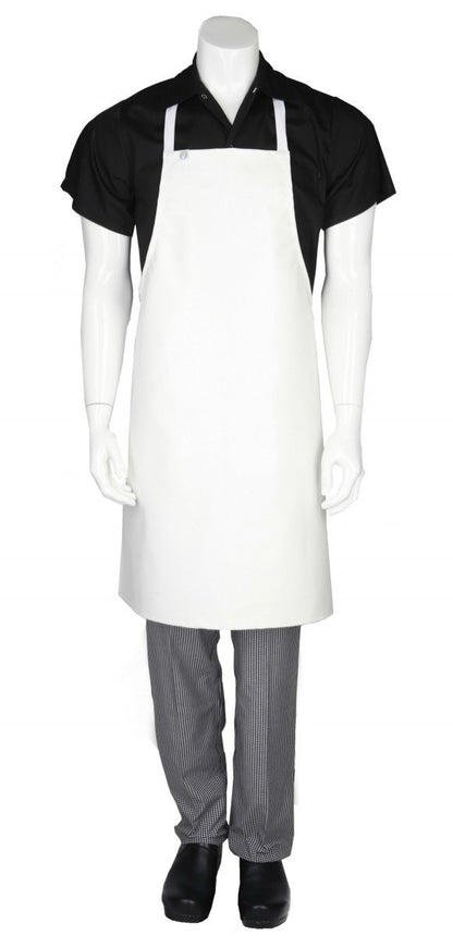 Chef Works White Short PVC Bib Apron-(CWPVS)