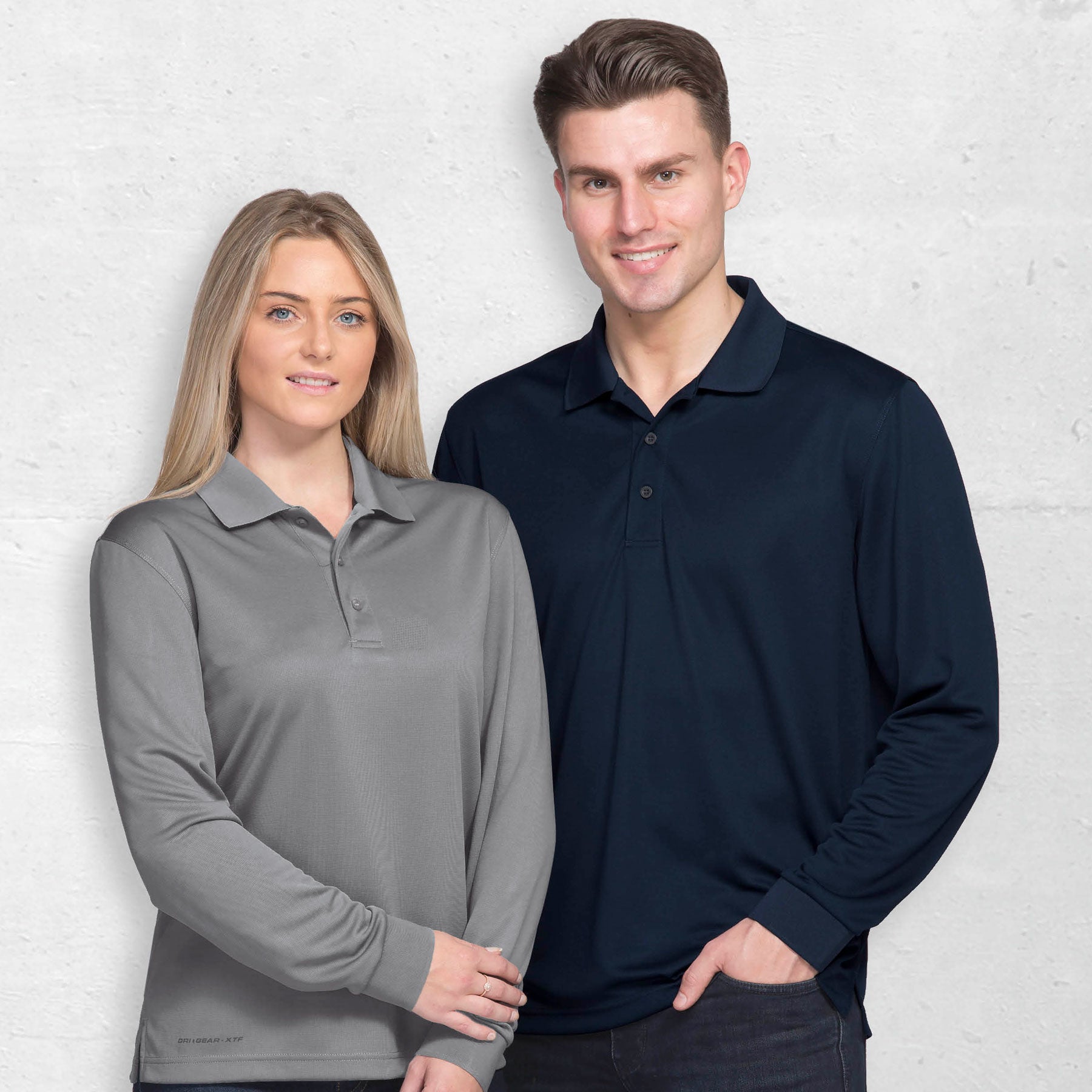 Gear For Life Dri Gear Long Sleeve Axis Polo (DGLAXP)