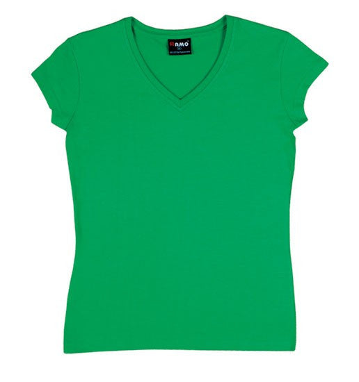 Ramo-Ramo Ladies V Neck-Emerald Green / 8-Uniform Wholesalers - 6