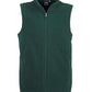 Biz Collection-Biz Collection Mens Plain Microfleece Vest-Forest / XS-Uniform Wholesalers - 2