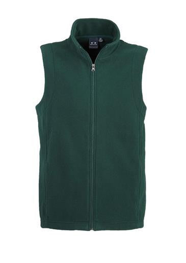 Biz Collection-Biz Collection Mens Plain Microfleece Vest-Forest / XS-Uniform Wholesalers - 2