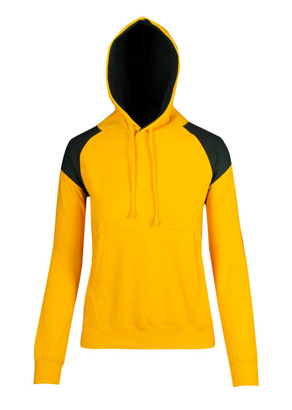 Ramo Ladies/Juniors Shoulder Contrast Panel Hoodie  (F303UN)