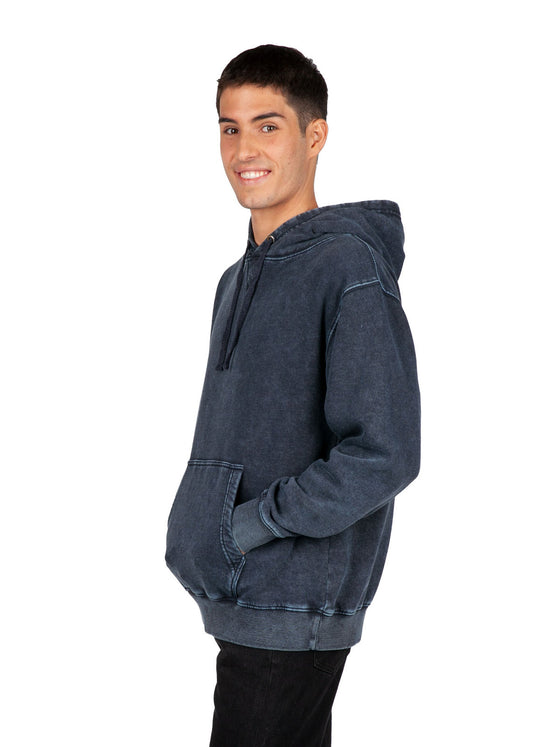 Ramo Men's Stone Wash Fleece Hoodie (F363AW)