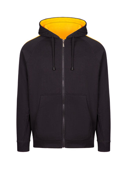 Ramo Mens Unbrushed Stripe Sleeve Hoodie  (F600HZ)