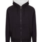 Ramo Mens Unbrushed Stripe Sleeve Hoodie  (F600HZ)
