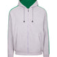 Ramo Mens Unbrushed Stripe Sleeve Hoodie  (F600HZ)