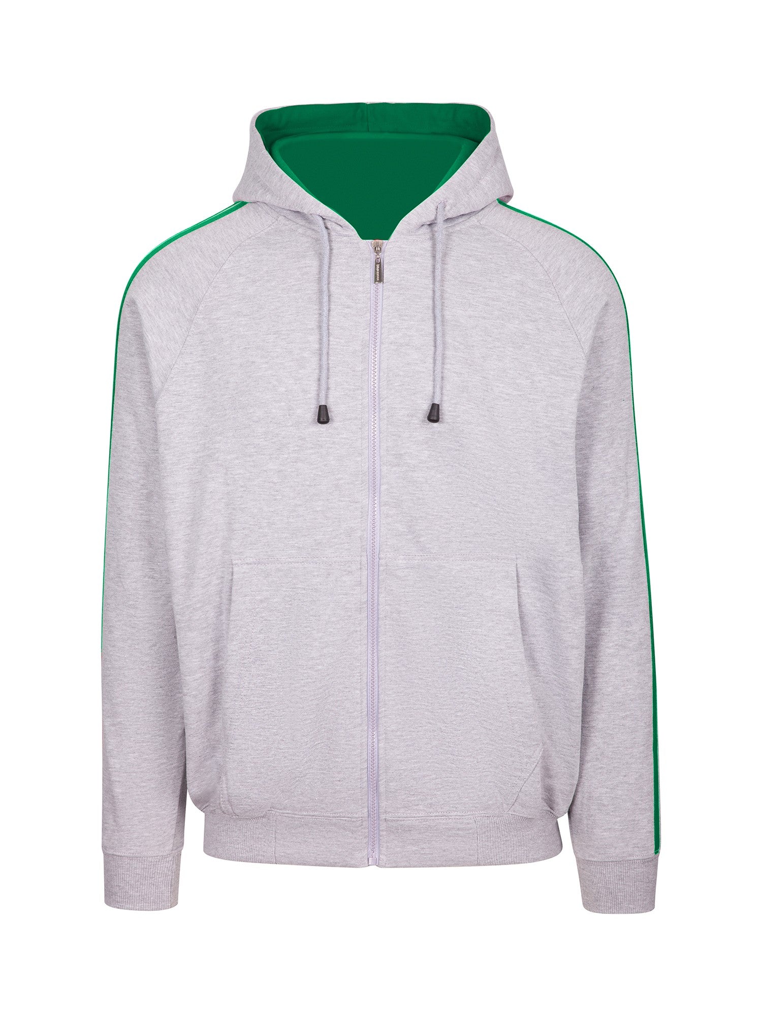 Ramo Mens Unbrushed Stripe Sleeve Hoodie  (F600HZ)