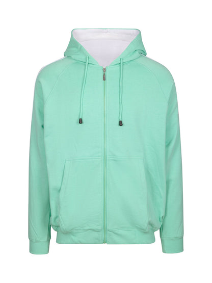 Ramo Mens Unbrushed Stripe Sleeve Hoodie  (F600HZ)