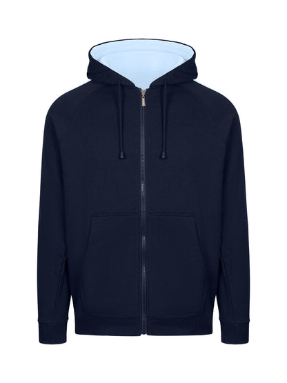 Ramo Mens Unbrushed Stripe Sleeve Hoodie  (F600HZ)