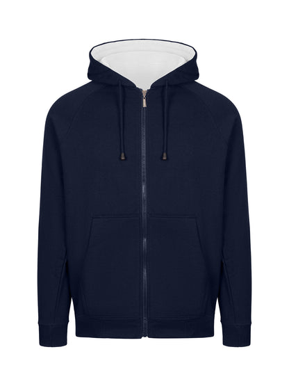 Ramo Mens Unbrushed Stripe Sleeve Hoodie  (F600HZ)