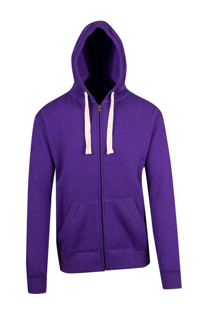 Ramo Mens Brushed Heavy Zip Fleece Hoodie (F909HZ)