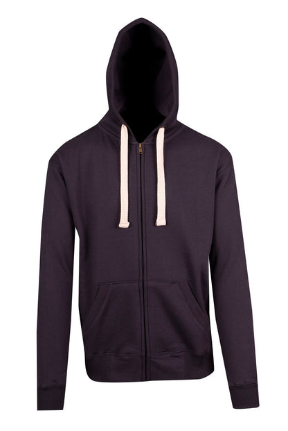 Ramo Mens Brushed Heavy Zip Fleece Hoodie (F909HZ)
