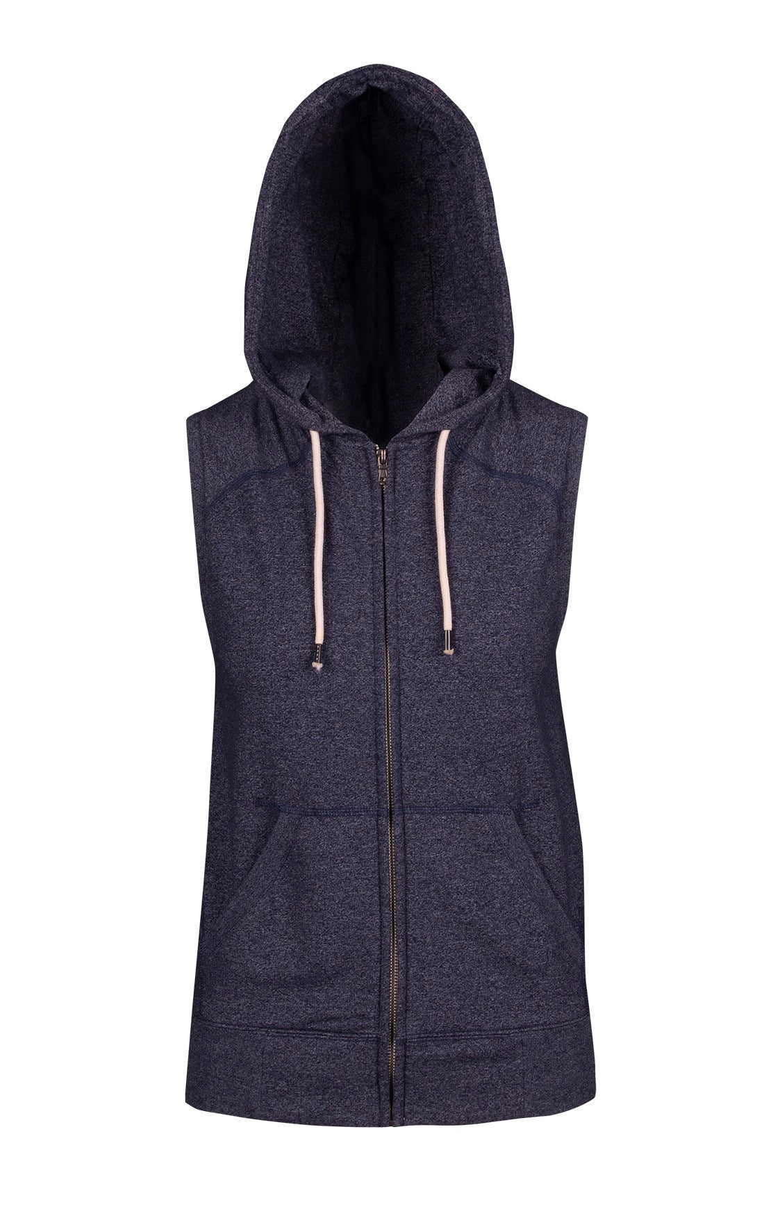 トップス ATTACHMENT Sleeveless Hoodie riri-zip ATTACHMENT Sleeveless Hoodie riri-zip