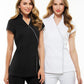 Biz Collection-Biz Collection Ladies Zen Crossover Tunic--Uniform Wholesalers - 5