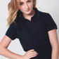 Sportage-Sportage Ladies Raven Poly/Cotton Pique Knit Polo--Uniform Wholesalers