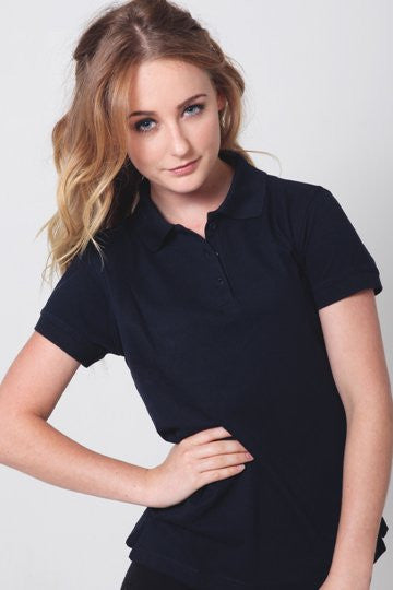 Sportage-Sportage Ladies Raven Poly/Cotton Pique Knit Polo--Uniform Wholesalers