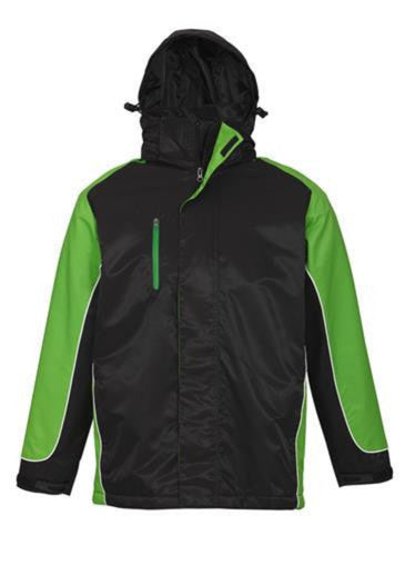 Green and 2025 white jacket