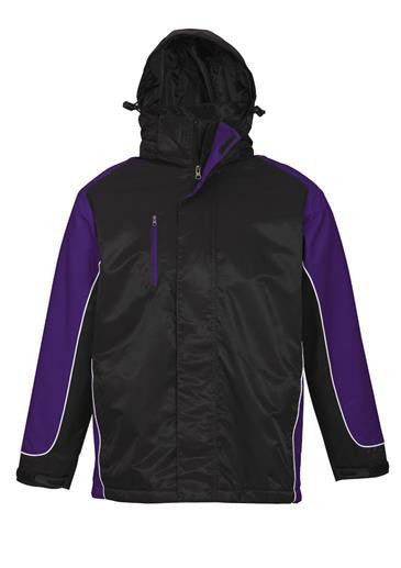 Biz Collection-Biz Collection Unisex Nitro Jacket-Black / Purple / White / XS-Uniform Wholesalers - 10