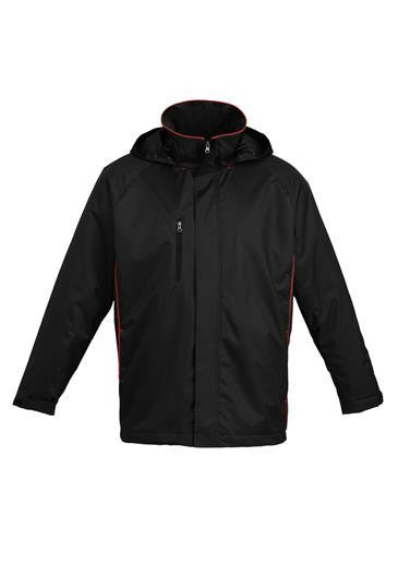 Biz Collection-Biz Collection Unisex Core Jacket-Black / Red / XXS-Uniform Wholesalers - 2
