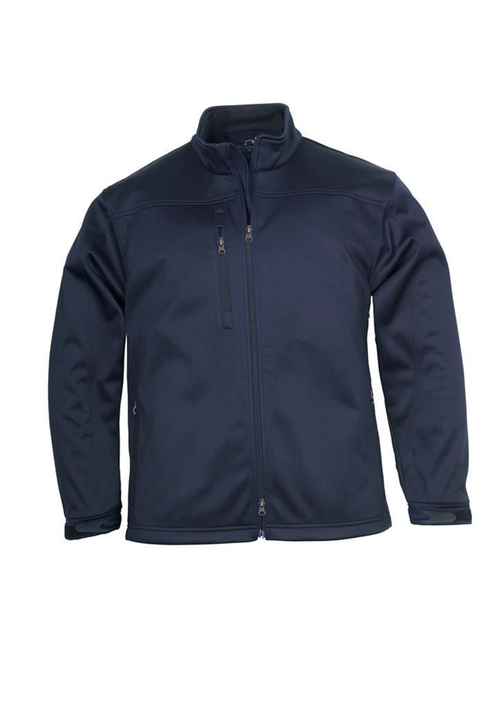Biz Collection-Biz Collection Mens Soft Shell Jacket-Navy / S-Uniform Wholesalers - 2
