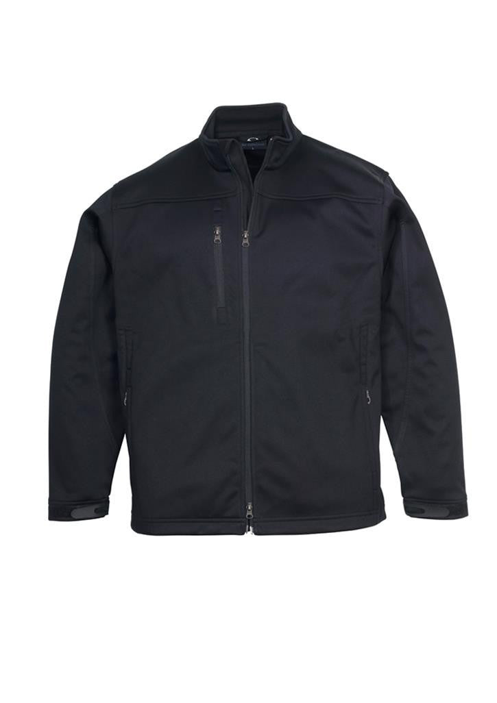 Biz Collection-Biz Collection Mens Soft Shell Jacket-Black / S-Uniform Wholesalers - 3