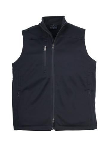 Biz Collection-Biz Collection Mens Soft Shell Vest-Black / S-Uniform Wholesalers - 3