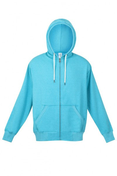Ramo-Ramo Mens Greatness Heather Zip Hoodie	(new)-Jade Heather / S-Uniform Wholesalers - 5