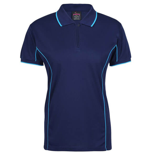 JBs Wear Podium Ladies Piping Polo(7LPI)