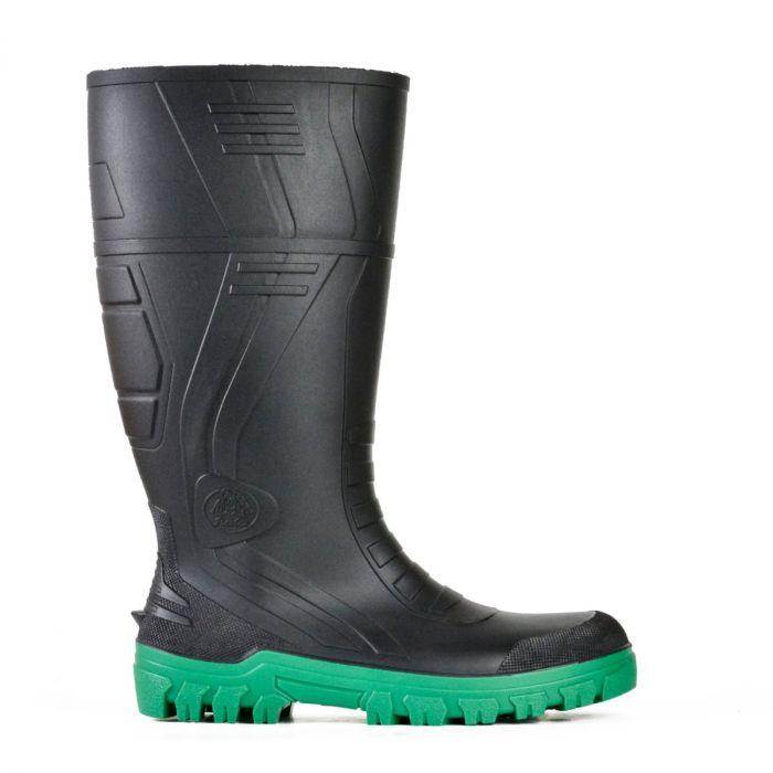Bata Jobmaster 3 Gumboots - Black/green - Non Safety - High Cut (892-67280)