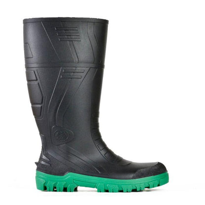 Bata Jobmaster 3 Gumboots - Black/green - Non Safety - High Cut (892-67280)