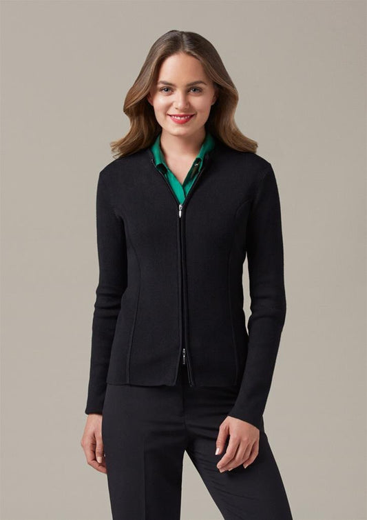 Biz Collection-Biz Collection Ladies 2 Way Zipper Cardigan--Corporate Apparel Online - 1