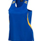 Biz Collection-Biz Collection Ladies Flash Singlet 1st (11 colour)-Royal/Gold / 6-Uniform Wholesalers - 11
