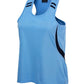 Biz Collection-Biz Collection Ladies Flash Singlet 2nd (6 colour)-Spring Blue/Navy / 6-Uniform Wholesalers - 1