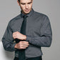Aussie Pacific-Aussie Pacific Mens Henley Long Sleeve Shirt-Black/Silver / XXS-Uniform Wholesalers - 1