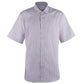 Aussie Pacific-Aussie Pacific Mens Henley Short Sleeve Shirt-White/Purple / XXS-Uniform Wholesalers - 4