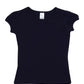 Ramo-Ramo Girls Short Puff Sleeve Tee-Navy / 0-Uniform Wholesalers - 4