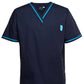 JBs Wear Contrast Unisex Scrubs Top (4SCT)