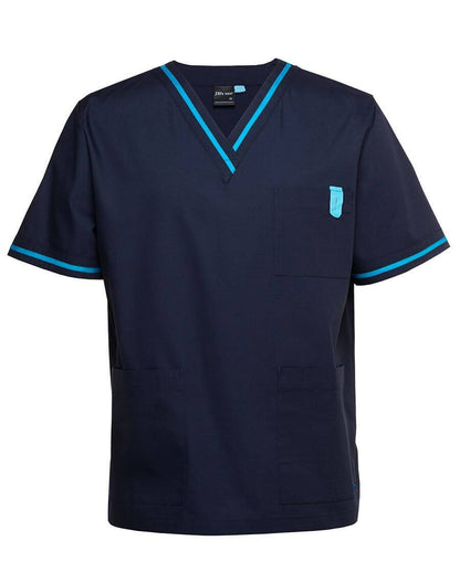JBs Wear Contrast Unisex Scrubs Top (4SCT)