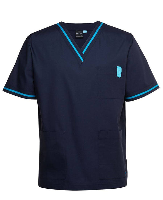 JBs Wear Contrast Unisex Scrubs Top (4SCT)