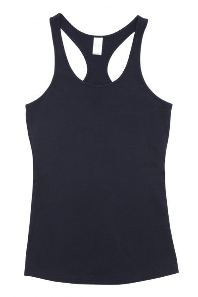 Ramo-Ramo Ladies/Kids Tback Singlet-Navy / 2-Uniform Wholesalers - 8