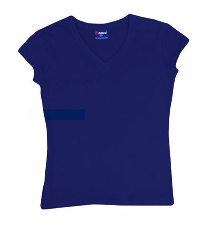 Ramo-Ramo Ladies V Neck-Navy / 8-Uniform Wholesalers - 8