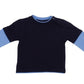 Ramo-Ramo Double Sleeve-Navy/Sky / 00-Uniform Wholesalers - 6