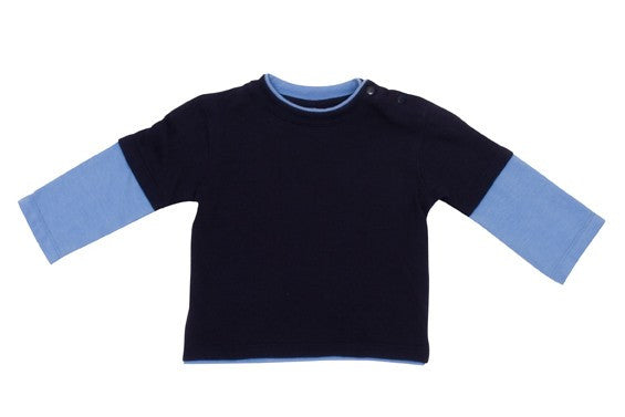 Ramo-Ramo Double Sleeve-Navy/Sky / 00-Uniform Wholesalers - 6
