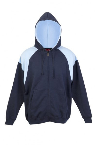 Ramo-Ramo Mens Shoulder Contrast Hoodie-Navy/SKy / XS/16-Uniform Wholesalers - 4
