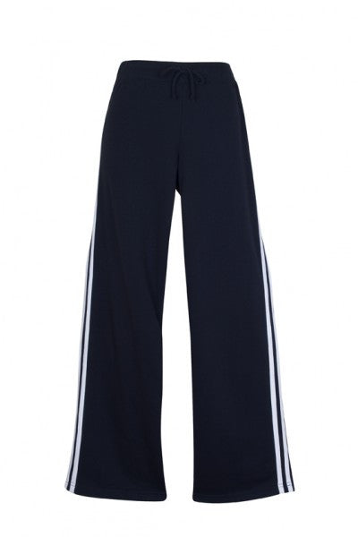 Ramo-Ramo Ladies Striped Track Pants-Navy/White / 8-Uniform Wholesalers - 9