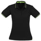 Biz Collection-Biz Collection Ladies Jet Polo-Bright Green / Black / 8-Uniform Wholesalers - 3