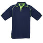 Biz Collection-Biz Collection Mens Fusion Polo-Navy / Fluro Lime / Small-Uniform Wholesalers - 2