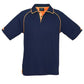Biz Collection-Biz Collection Mens Fusion Polo-Navy / Fluro Orange / Small-Uniform Wholesalers - 4
