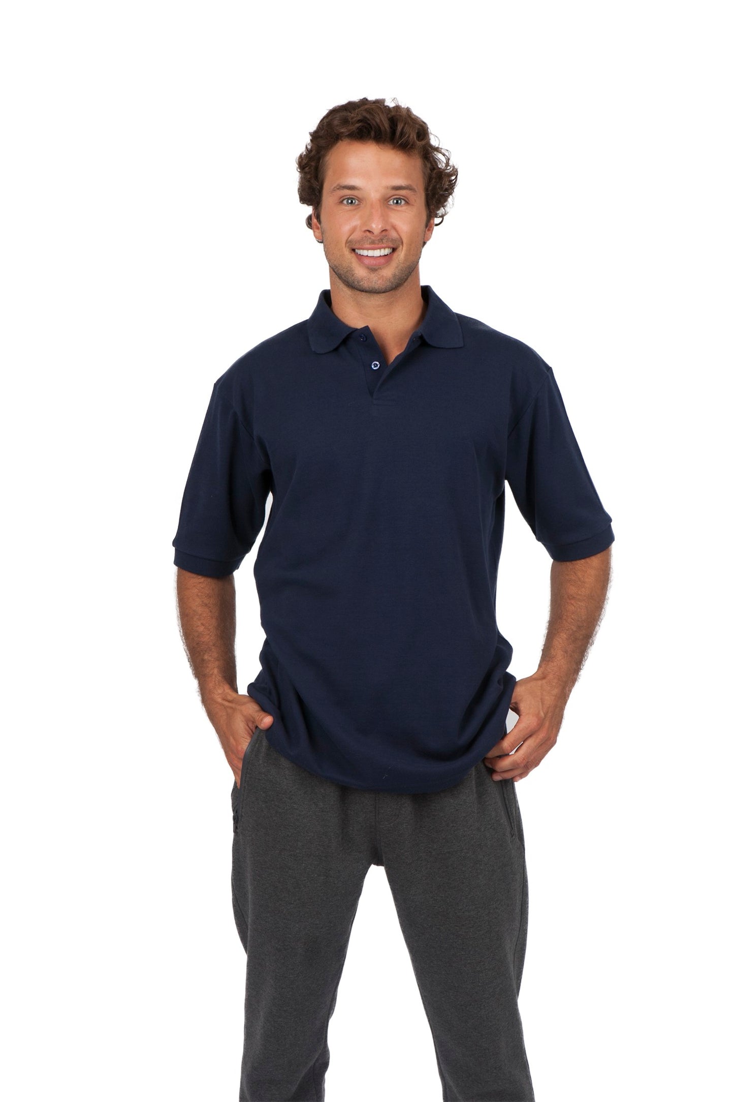 Ramo Mens 100% Cotton Pique Knit Polo (P777HS)