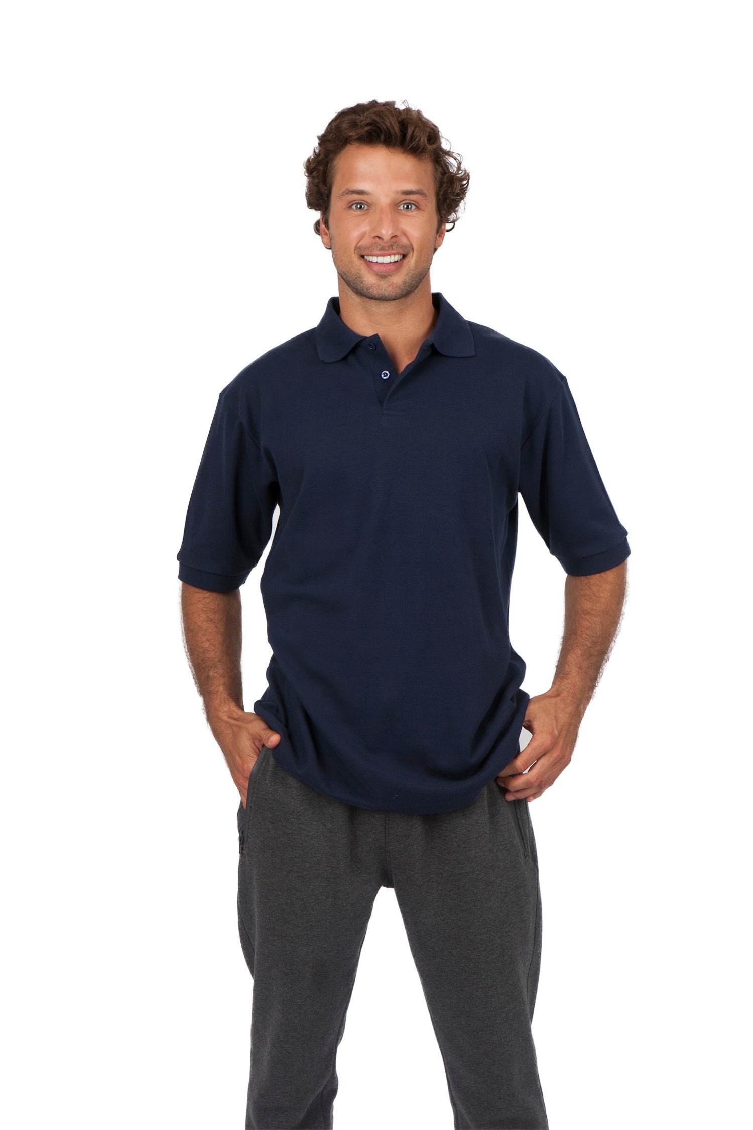 Ramo Mens 100% Cotton Pique Knit Polo (P777HS)